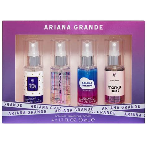 ariana grande body mist set.